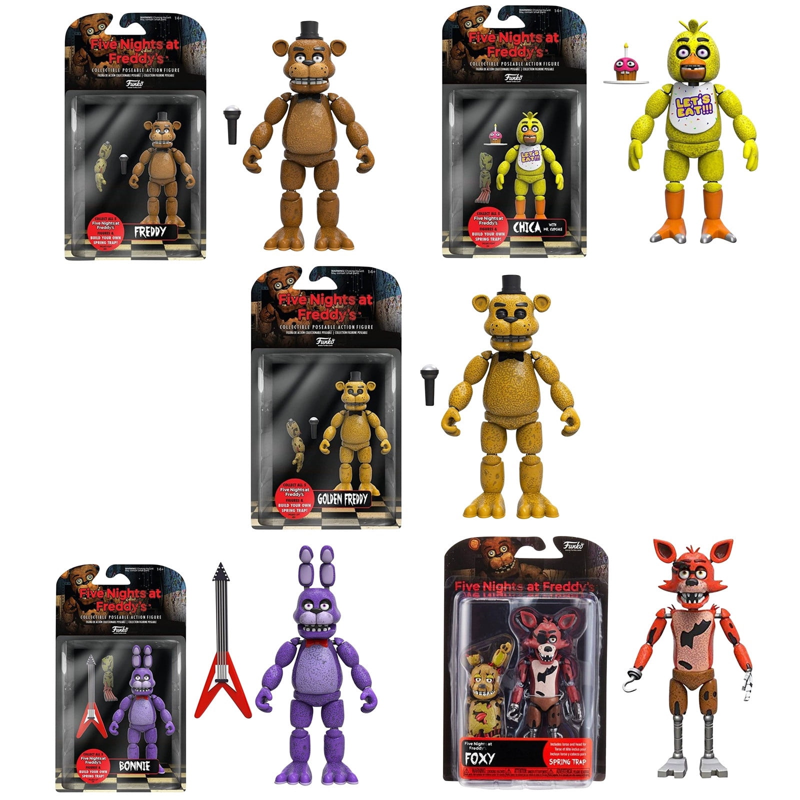 Five Nights at Freddy's フィギュア 6体セット 5pc Five Nights at Freddy's FNAF-6
