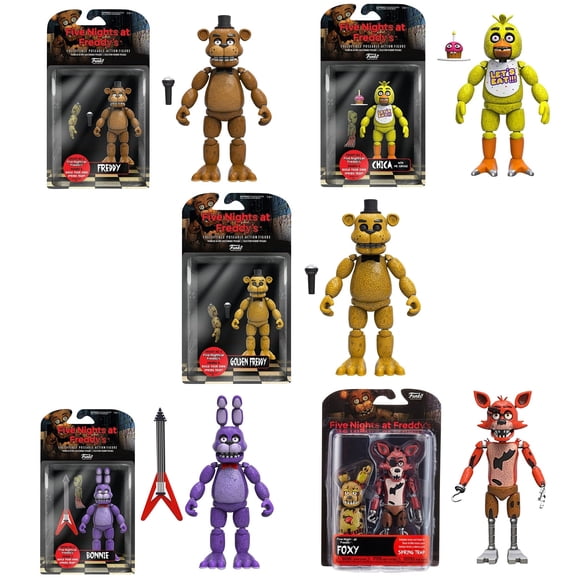 5PC 7.8 inch Five Nights at Freddy's Toys, Five Nights at Freddy's Action Figures