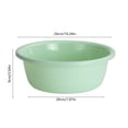 thumbnail image 3 of BAOPAI Thickened Square Wash Basin Large Size Multi-Purpose Plastic Laundry Basin for Washing Feet Vegetables Household Dormitory Students Use, 3 of 6