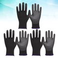 thumbnail image 3 of SASABAXI 3Pairs Work Gloves Black Ventilation Safety Gloves for General Purpose Tasks, 3 of 8