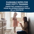thumbnail image 3 of Cottonelle Fragrance Free Flushable Wipes, Rigid Flip Top, 1x, 42ct, 3 of 6