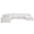 thumbnail image 4 of Modway Commix 7-Piece Down Filled Overstuffed Sectional Sofa in Pure White, 4 of 10