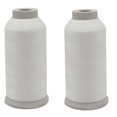 thumbnail image 1 of Ngheia 2-Pack Glow in the Dark Embroidery Thread - Fluorescent Sewing Thread for Night Diy, Crafts, Music Festivals, White, 1 of 9