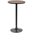thumbnail image 1 of HOMCOM Table de Pub Debout Rustique Industriel en Orme de 41 Po H avec Dessus de Bar, 1 of 10