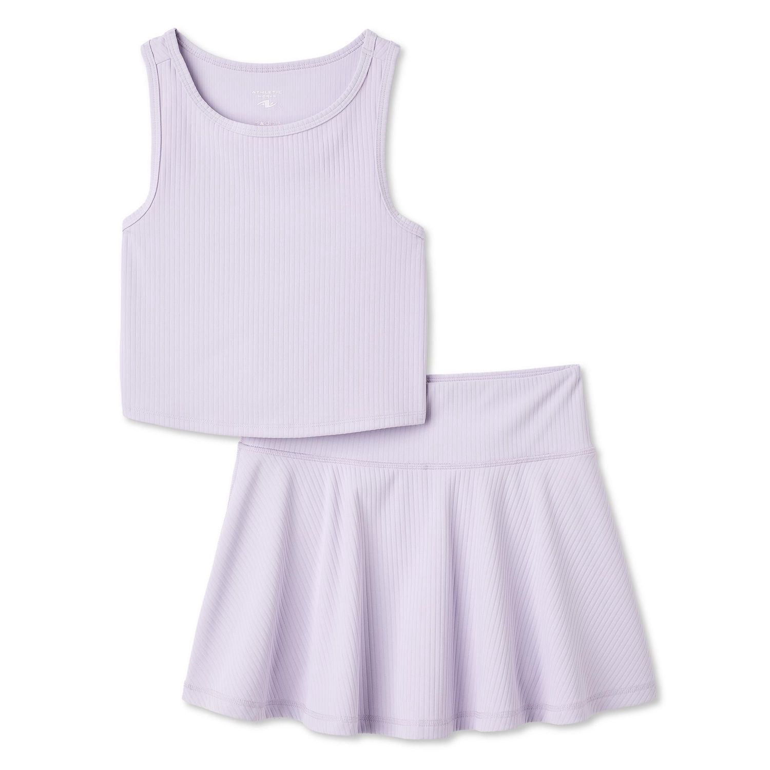 Ensemble 2 pièces avec jupe-short Athletic Works pour filles