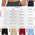 thumbnail image 3 of XUNKUSGA Shorts pour Hommes Été Décontractés Extensibles Shorts de Randonnée Légers Respirants Shorts de Golf d'Extérieur pour Hommes avec Multiples Poches pour la Pêche le Voyage, Rouge, G, 3 of 9