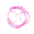 thumbnail image 1 of Graflsoa Color-Changing Fun Glasses Straws for Parties - Pink, Safe & Non-Toxic, Perfect Kids Gift, 66cm & 36.5cm Straws Included, 1 of 6