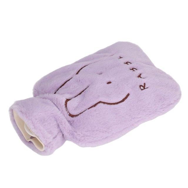 Hot Water Bag, Detachable Hot Water Bottle Threaded Stopper 1000ml Thickened PVC For Winter Coffee Color,White,Purple