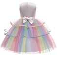 thumbnail image 3 of Flower Girls Unicorn Dress Birthday Party Pageant Costume Halloween, 3 of 6
