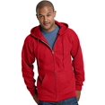 thumbnail image 2 of Hanes Ultimate Cotton Adult Fleece Full-Zip Hoodie , M, Deep Red, 2 of 3