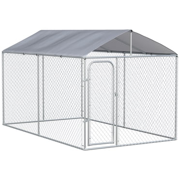 PawHut Dog Kennel Outdoor, Heavy Duty Playpen, 13.1' x 7.5' x 7.5'
