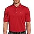 thumbnail image 3 of Callaway Polo de Golf à Manches Courtes à Rayures à Ligne Fine Standard pour Homme, Rouge Tango, XX Grand, 3 of 4