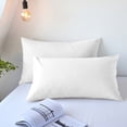 thumbnail image 1 of Staron Cooling Pillow Cases Queen Size Set of 2, Soft Brushed Microfiber Breathable Cooling Pillow Case for Hot Sleepers with Envelope Closure, White Pillow Cases, 1 of 6