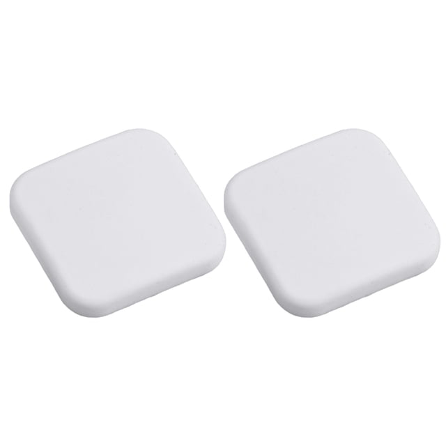 2 Pcs Pare-Chocs en Silicone pour Poignée de Porte Protection Auto-Adhésive 40x40x7.5mm Anti-collision Patch Bricolage