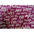 thumbnail image 5 of oneOone Cotton Silk Purple Fabric Text Sewing Craft Projects Fabric Prints By Yard 42 Inch Wide-85, 5 of 5
