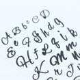 thumbnail image 2 of CRAFTY & CO. Alphabet Stickers Rainbow Glitter, 518 pcs, noir, 2 of 7