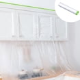 thumbnail image 4 of Disposable Plastic Drop Cloth Roll 20m Clear Painter Tarp with Self-Adhesive Backing, Tear-Resistant Cover for Furniture, Floors, and Surface Protection, 4 of 8