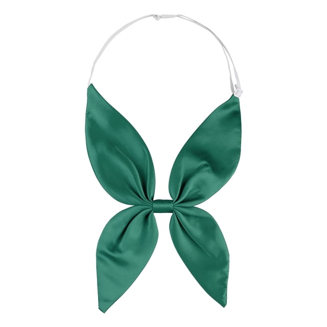 INSPIRE CHIC Robe de Marin pour Femme Pré-Nouée avec Nœud Papillon Nœud Papillon Décor Vert Foncé Taille Unique