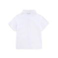 thumbnail image 2 of Hiiyo Girls Short Sleeve White Shirt Solid Versatile School Button-Up Shirt, 2 of 8