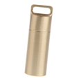 thumbnail image 4 of S SERENABLE Sturdy Brass Storage Bottle Waterproof Size Container Pill Box Survival Large, 4 of 9