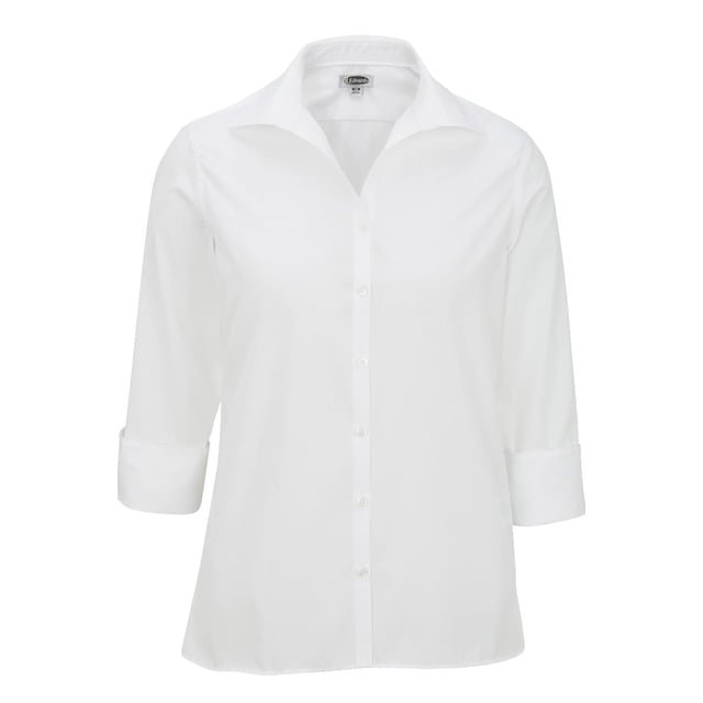 Edwards Garment Women's 3/4 Sleeve Poplin Blouse, Style 5040