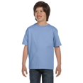 thumbnail image 1 of Hanes Beefy-T Boy`s T-Shirt, S, Light Blue, 1 of 1