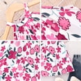 thumbnail image 4 of Liyamei Robe Sans Manches à Bretelles pour Filles, Imprimés de Fleurs, Vêtements, 4-5 Ans, 4 of 5