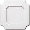 thumbnail image 3 of Ekena Millwork CMP14LE 14 in. OD x 8.25 in. Square Locke Architectural Grade PVC Contemporary Ceiling Medallion, 3 of 4