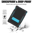 thumbnail image 4 of Mignova for Fire HD 10 Case,Heavy-Duty Drop-Proof Shock-Resistant Rugged Protective case(with Stand) for All-New Amazon Fire HD 10&Fire HD 10 Plus(11th Generation, 2021 Release (Black/Blue+1 Pack), 4 of 6
