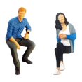 thumbnail image 4 of 1/64 Painted Figures Resin Tiny People Toys Character Model resin Blue, 4 of 9