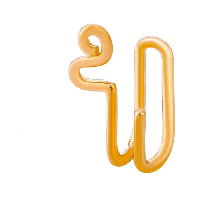 XZNGL Clip On Nose Rings for Women Non-Pierced Nose Hoop Ring Adjust Nose Cuff