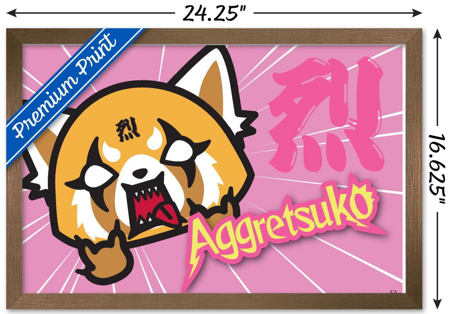 Aggretsuko - Horns Wall Poster