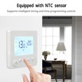 thumbnail image 3 of LCD Display Remote Control Programmable Thermostat, Timing Programmable Temperature Controller with NTC Sensor, 3 of 7
