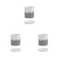 thumbnail image 1 of kurtrusly Ceramic Flower Pots For Small Spaces And Easy To Maintain Herbs Ceramic Flowerpot Ceramic Pot Planter Eco-friendly gray 11*11 3Set, 1 of 6