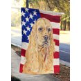 thumbnail image 2 of Carolines Treasures SC9514CHF Cocker Spaniel Buff USA American Flag Flag Canvas House Size, 2 of 4