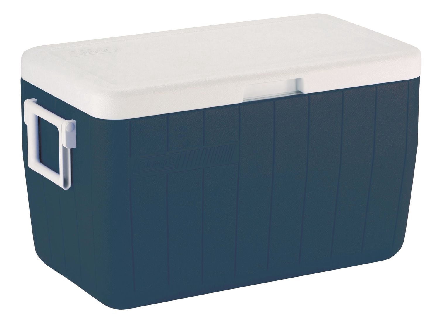 Glacière à couvercle à charnière Coleman 48 QT, bleu