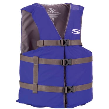 Coleman Stearns Adult Classic Series Universal Life Jacket Vest, Blue