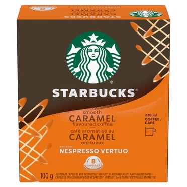 STARBUCKS Smooth Caramel, For NESPRESSO VERTUO, Flavoured Blonde Roast