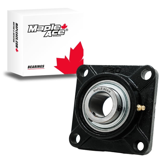 MAPLE ACE UCF209-27 R3 Triple-Lip Seal Flange Bearing 1-11/16" Bore 4-Bolt Solid
