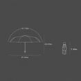 thumbnail image 3 of Kyusrd Summer Outdoor Patio Deals！Portable Windproof Compact Travel Umbrella LED Flashlight Handle Auto Umbrella With Reflective Tape Aluminum Alloy Umbrella, 3 of 5