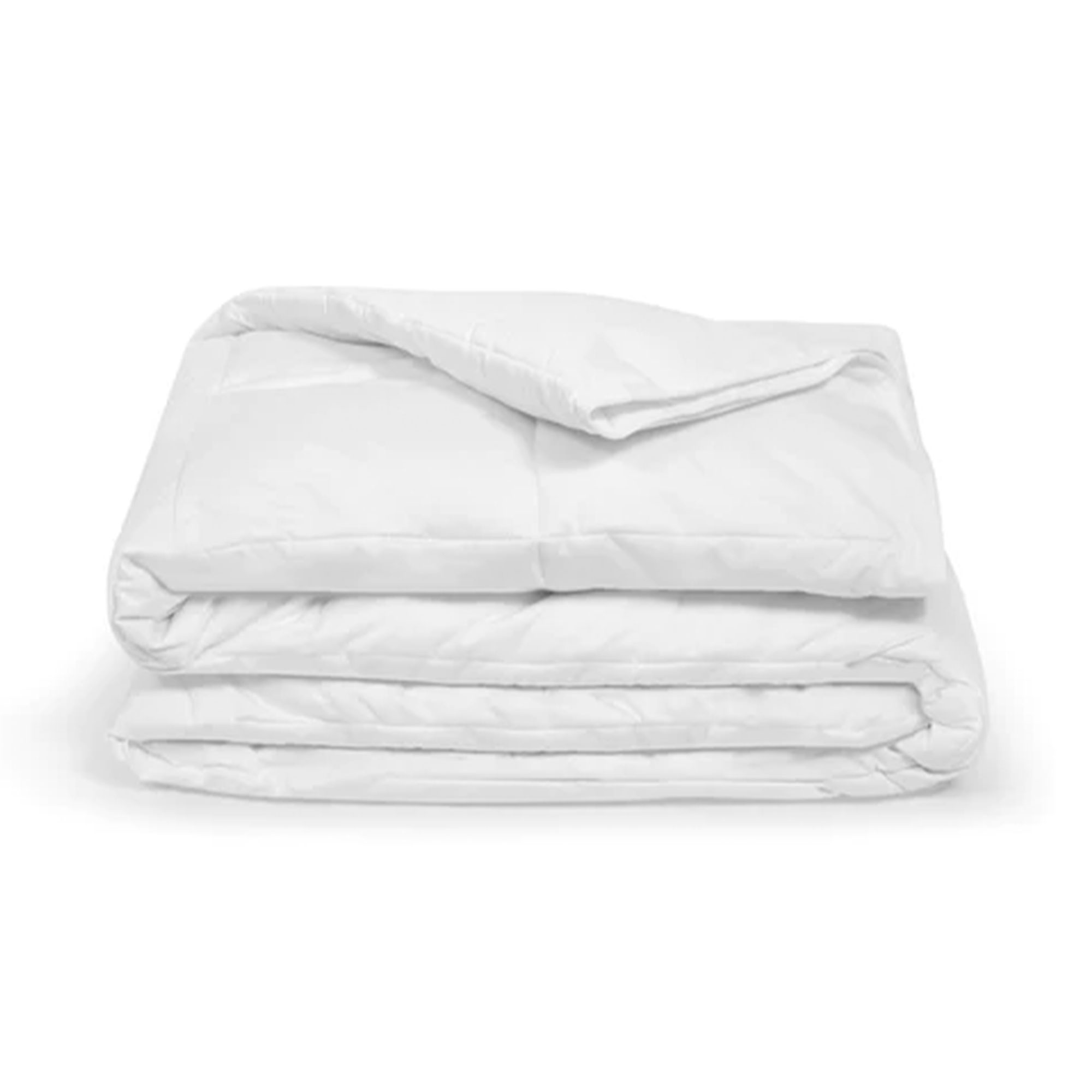 Sleepgram Twin Sized Pre Shrunk Lightweight Embroidered Comforter, White