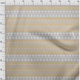 thumbnail image 3 of oneOone Viscose Chiffon Fabric Damask & Chevron Ikat Print Fabric BTY 42 Inch Wide, 3 of 4