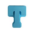 thumbnail image 2 of Suncoda Silicone Baking Mold, Alphabet Cake Baking Mould English Letter Mould Alphabet Letter, 2 of 2