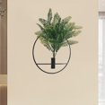 thumbnail image 4 of Yhmxh 1Pcs Wall Plant Decor Round Artificial Plants With Metal Round Hanging Hoop For Decor wall hanging, 4 of 8