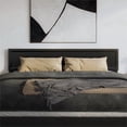 thumbnail image 2 of Sophia King Solid Wood Headboard in Black, 2 of 9