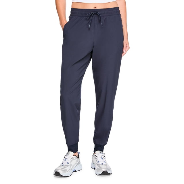 Athletic Works Women's Ribbed Cuff Woven Jogger