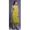 thumbnail image 3 of Bimba Kurta Droite en Rayonne Slub Imprimée Indienne Tunique à Manches 3/4 pour Femmes, 3 of 6