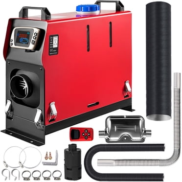 VEVOR Chauffe-Air Diesel 8KW Silencieux Chauffe-Air Diesel 12V 8000W Chauffage de Stationnement Diesel Télécommande Télécommande avec Interrupteur LCD pour Voiture Autobus Camions Autocaravane et Bateaux
