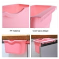thumbnail image 3 of Kitchen Cabinet Door Plastic Basket Hanging Trash Can Waste Bin Garbage Bin Box, 3 of 6