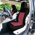 thumbnail image 1 of Universal Fit Car Seat Cover – Full Set of Automotive Seat Covers, Diamond Stitched Flat Cloth Cloth Seat Protector for Cars, Trucks, SUVs and Vans, Washable Seat Cover, 1 of 7